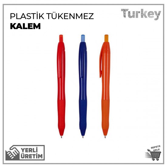 Plastik Tükenmez Kalem